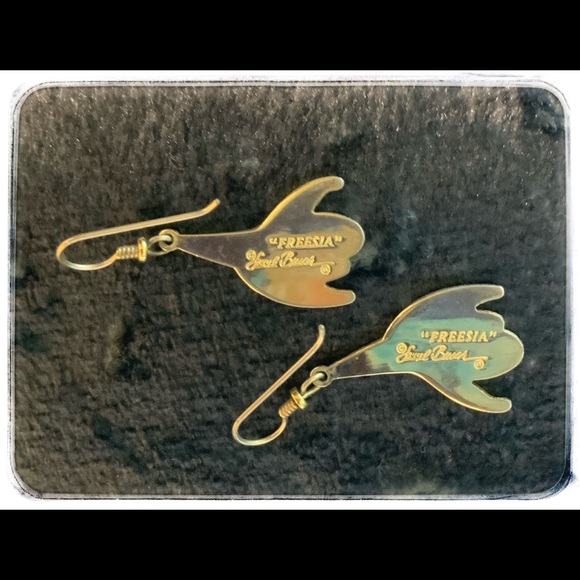 Laurel Burch Freesia Earrings. - Picture 3 of 6